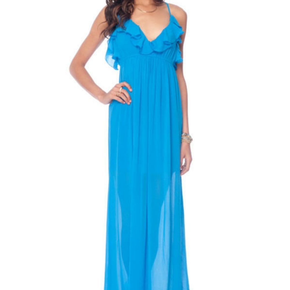 Blue Maxi Dress size S